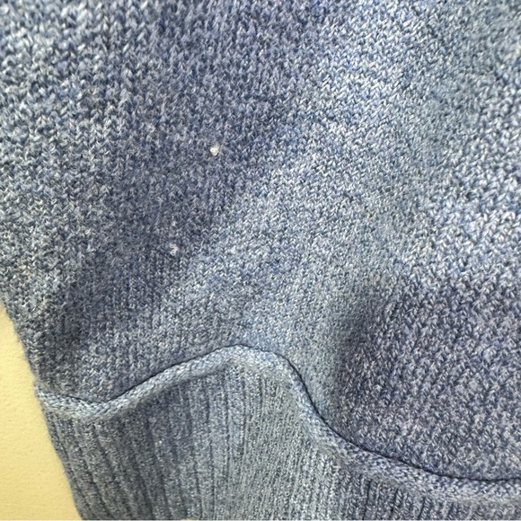 Addition Elle Blue Cropped 3/4 Sleeve Crew Neck Sweater Size 3x - Picture 8 of 14